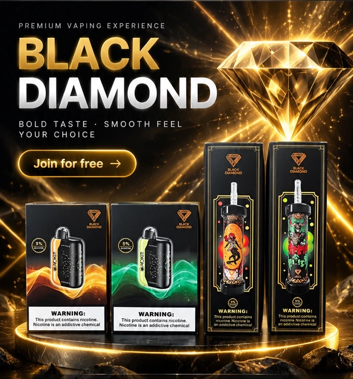 BLACK DIAMOND brand diamond and product presentation